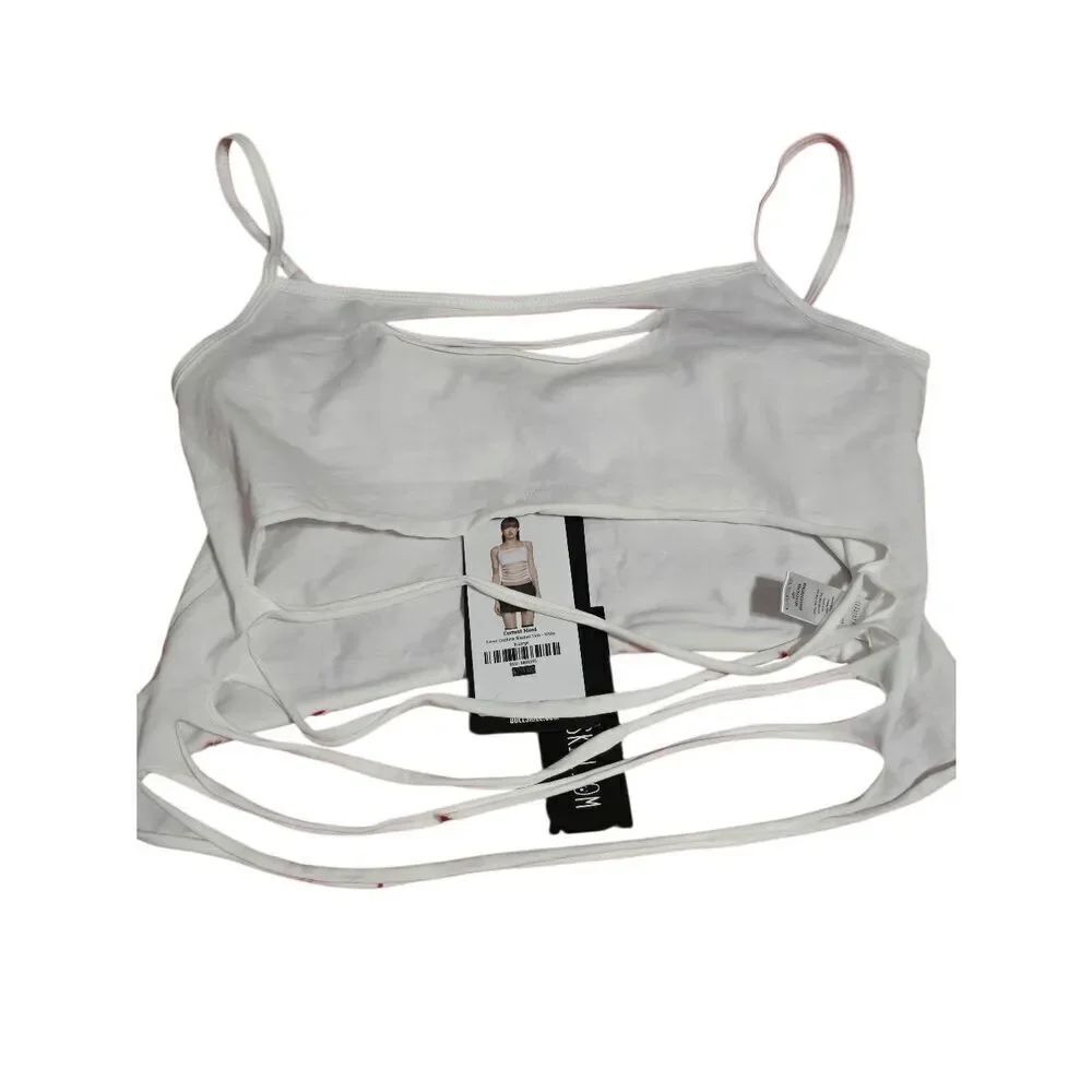 Current Mood Slashed Cutout Cropped Tank
